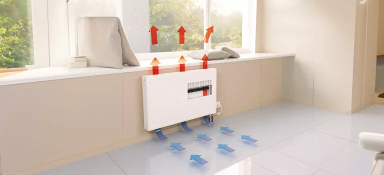 Ulow-E Heatpump Radiator Convection slim en duurzaam verwarmen op ultralage temperatuur