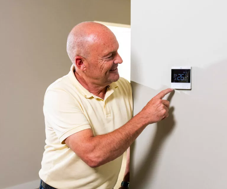 Voor de renovatie van deze woning koos P. van Erve Installatiebedrijf hier voor Radson vloerverwarming, thermosaten en Radson Unisenza Plus.