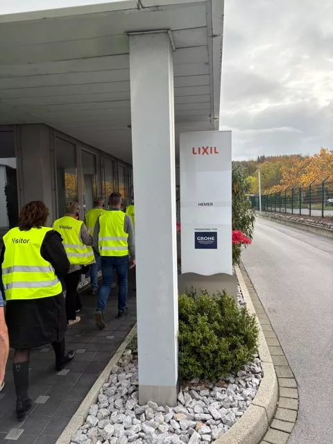 Fabrieksbezoek bij GROHE in Duitsland met Abel Installatie